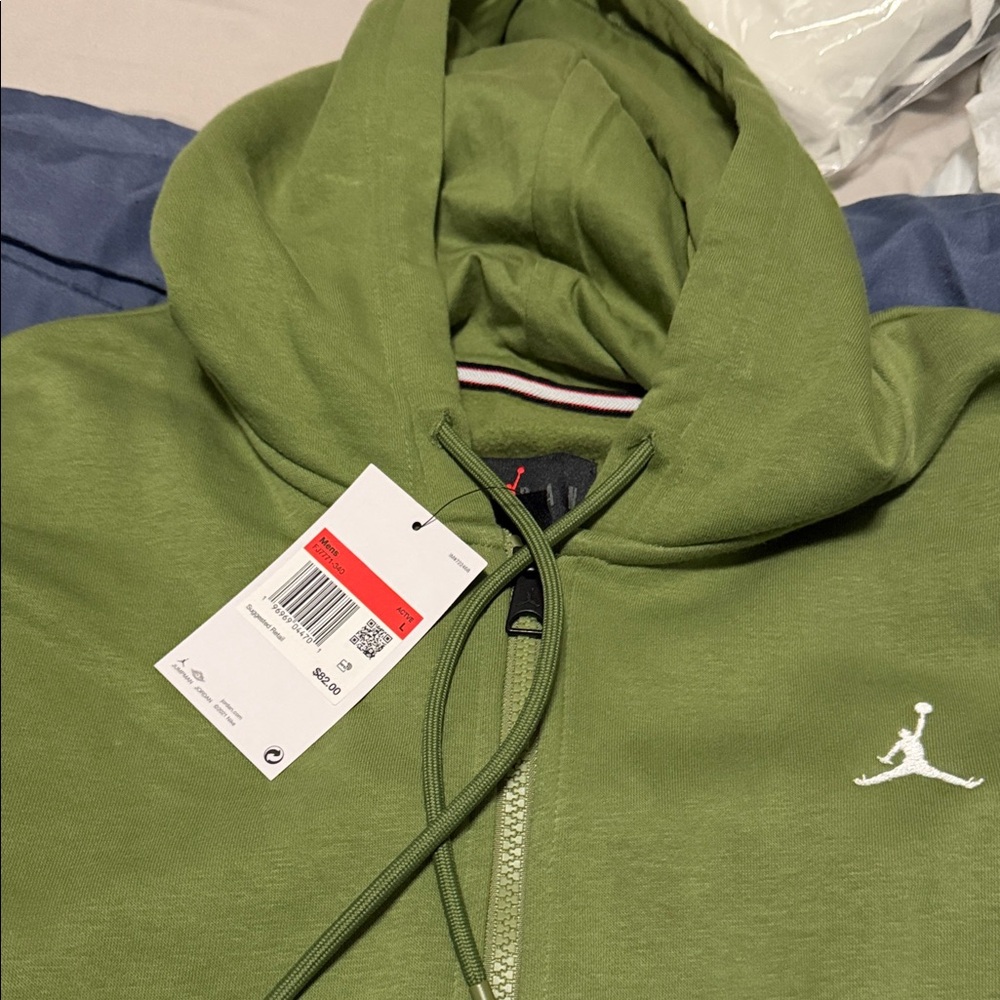 Jordan Olive Green Hoodie Sweatshirt